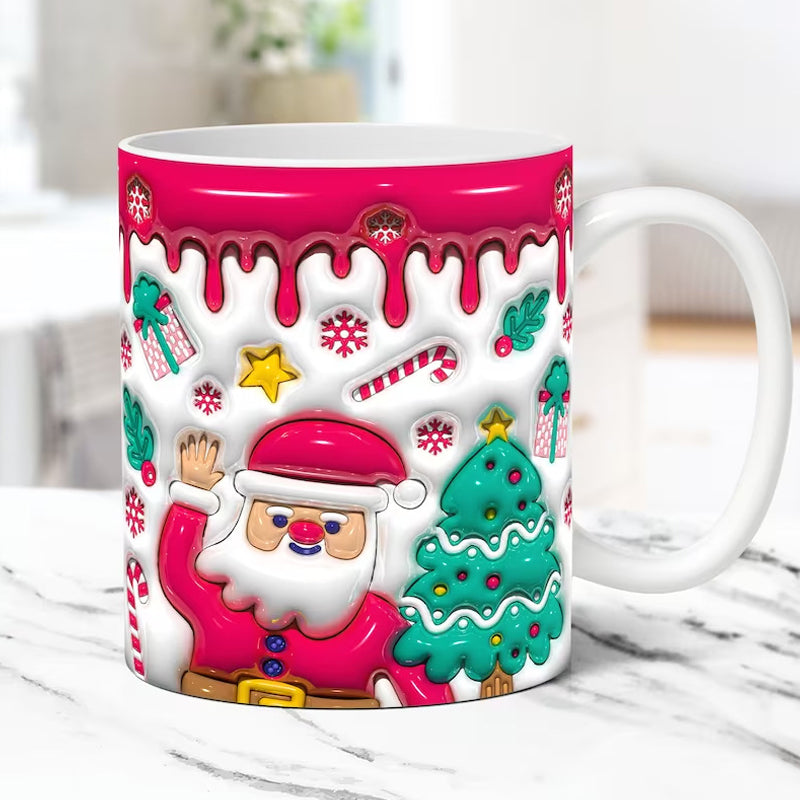 Festliche 3D Kaffeetassen für Weihnachten | GlanzTasse