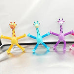 FlexiGiraffe | Das bunte Spielzeug mit Saugnapf für kreative Kinder