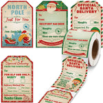 Weihnachtsdekorations Aufkleber Rolle (200 Stück)