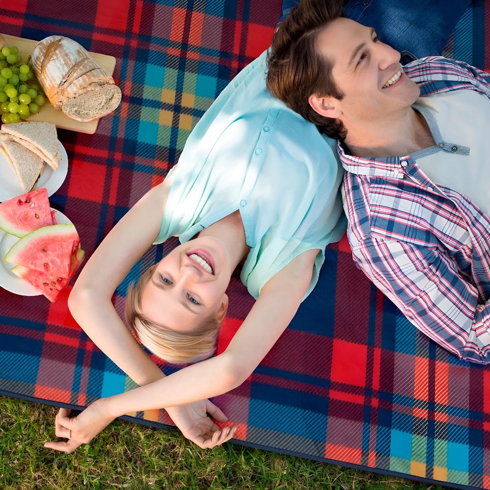 Wasserdichte und faltbare Picknickdecke – Außenmatte BuitenZacht