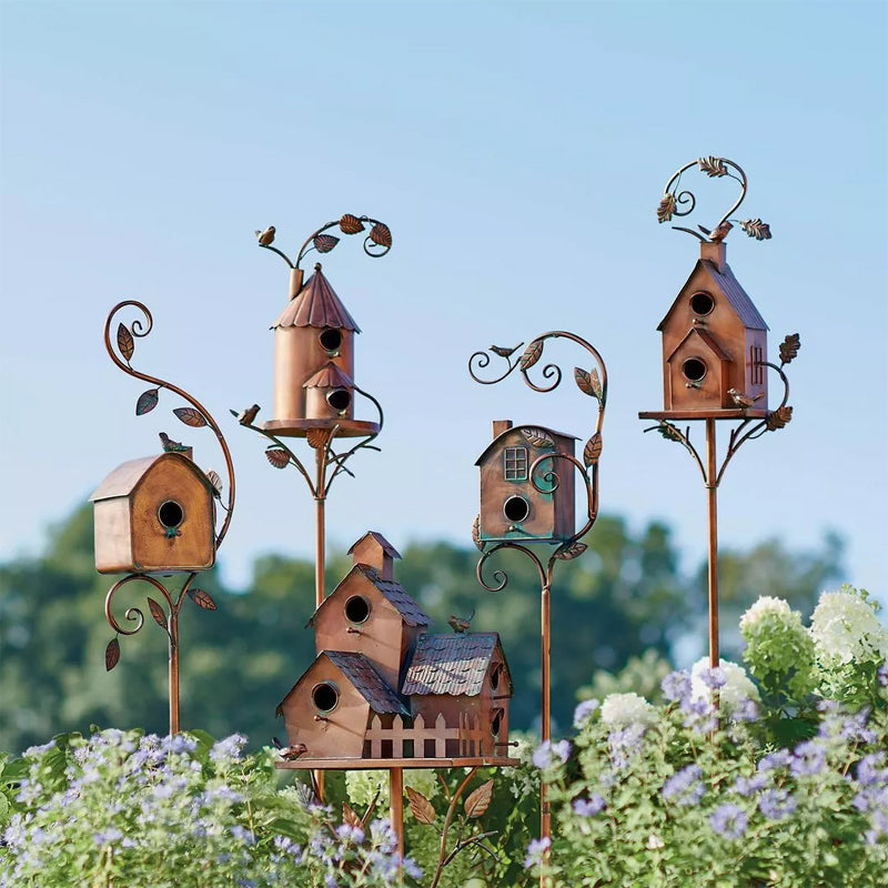 Vogelhaus Gartenstecker