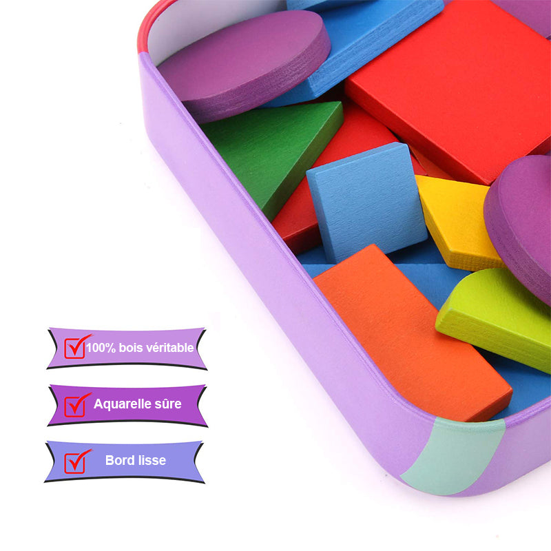 Kreatives Lernpuzzle für Kinder | Holzspielzeug