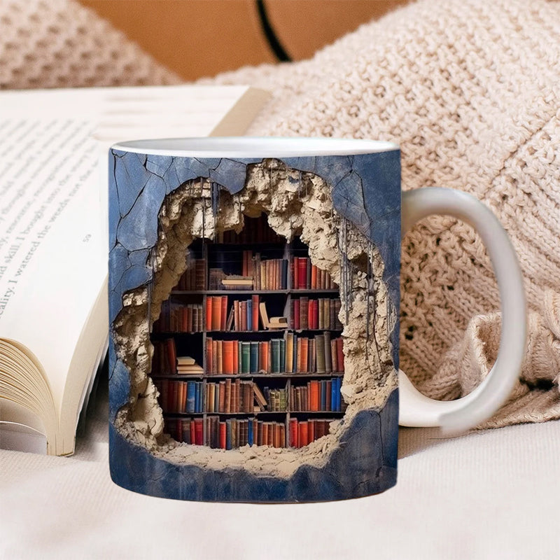 Kreativer 3D Becher für Bücherfreunde | Buchzauber
