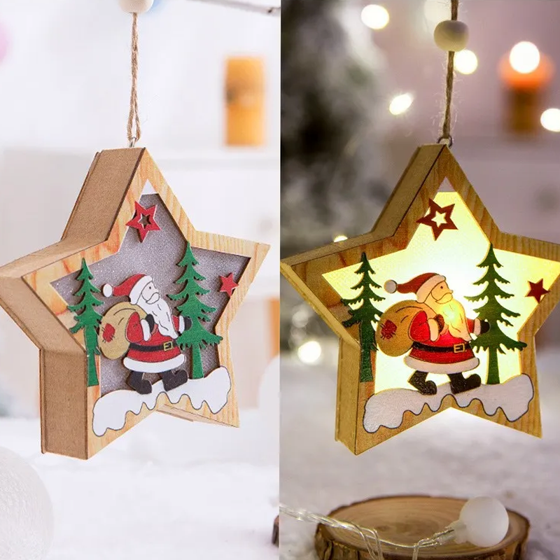 Hängende Lichtbox für Weihnachtsbaumdekoration