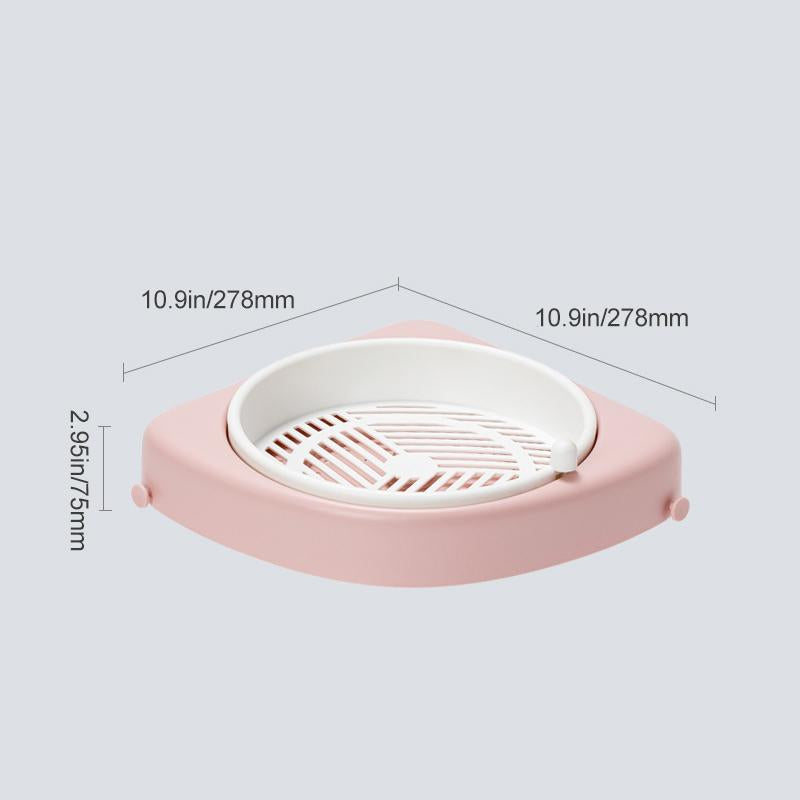 Eckregal mit drehbarem Design für das Badezimmer