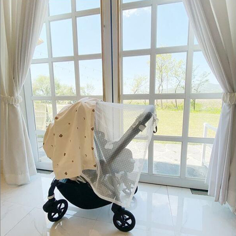 Babys Kinderwagen Schutz mit Musselin- und Moskitonetz