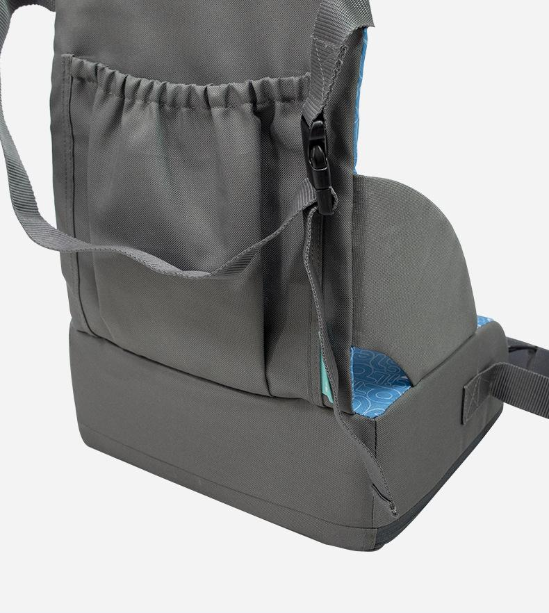 Tragbarer Hochstuhl für Babys – Reise-Sitzerhöher mit Gurt und Tasche