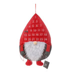 Adventskalender mit Santa-Anhänger – Countdown bis Weihnachten