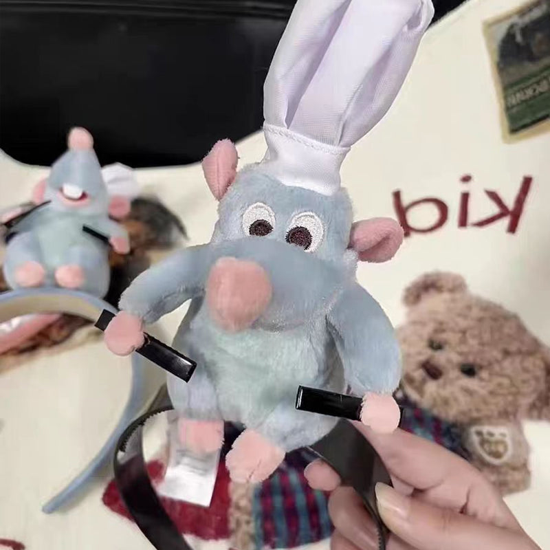 Plüsch-Haarband mit Chef Ratatouille Motiv