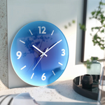 Stilvolle Wanduhr aus Glas – 30 cm Durchmesser