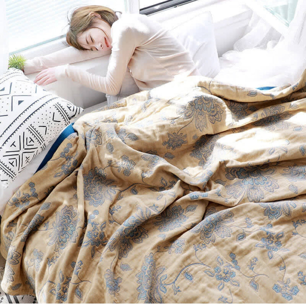 Blütenzauber Kuscheldecke für ganzjährigen Genuss
