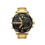 Elegante Quarzchronographuhr aus Edelstahl