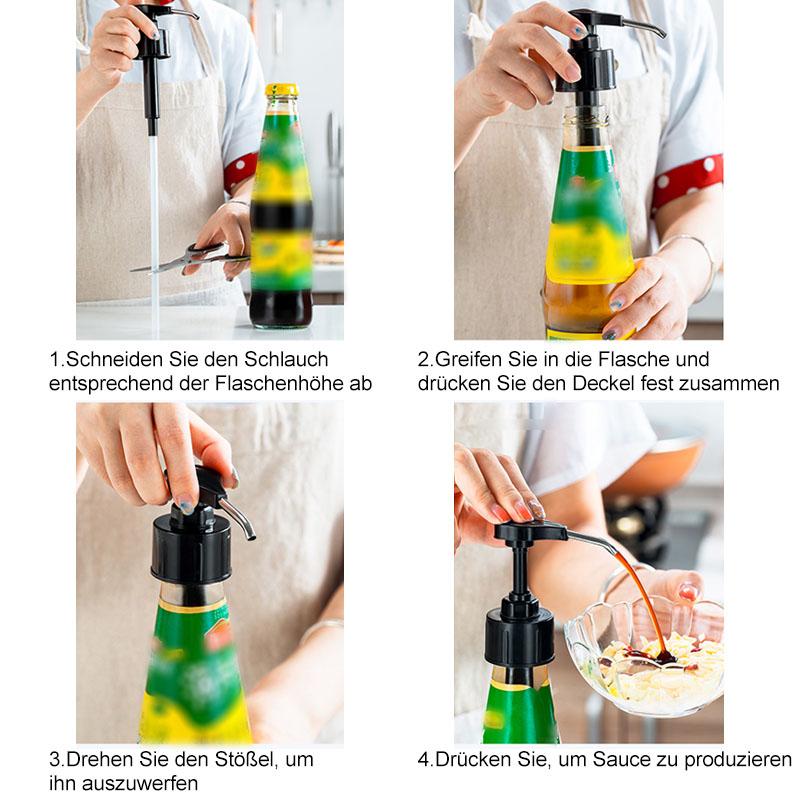 Austernsoßenflasche mit Ausgießer
