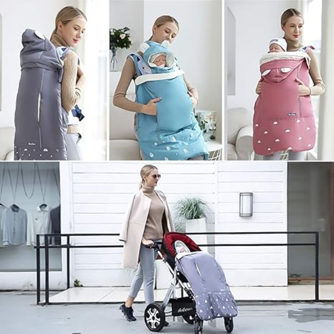 Fußsack für Babys im Winter – Universell einsetzbar für Kinderwagen und Trage