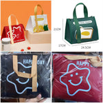 Isolierte Thermo-Lunchtasche im Cartoon-Design