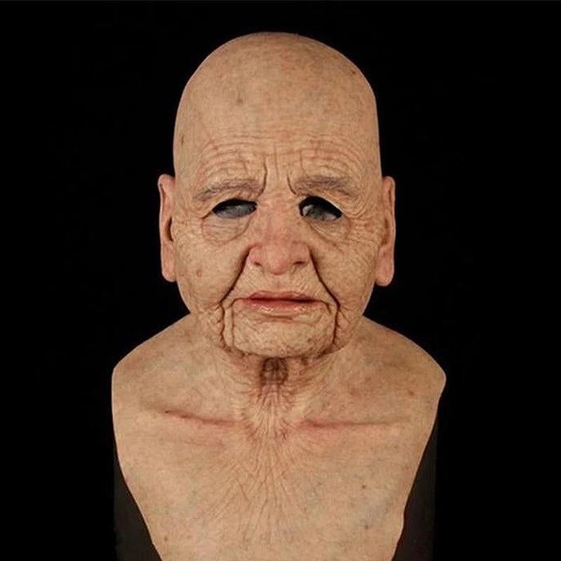 Gruseliger Halloween-Latexmaske für schaurige Kostüme