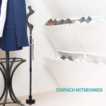 Compact and customizable walking stick for enhanced safety