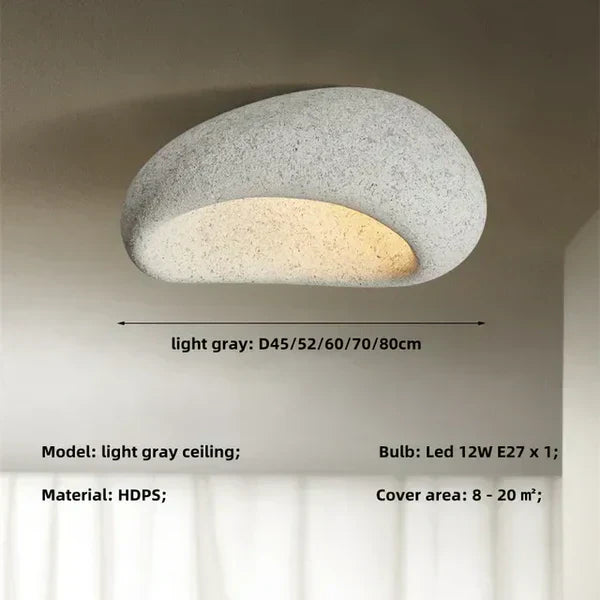 HarmonieDecke | Wabi Sabi Deckenlampe für ein entspanntes Zuhause