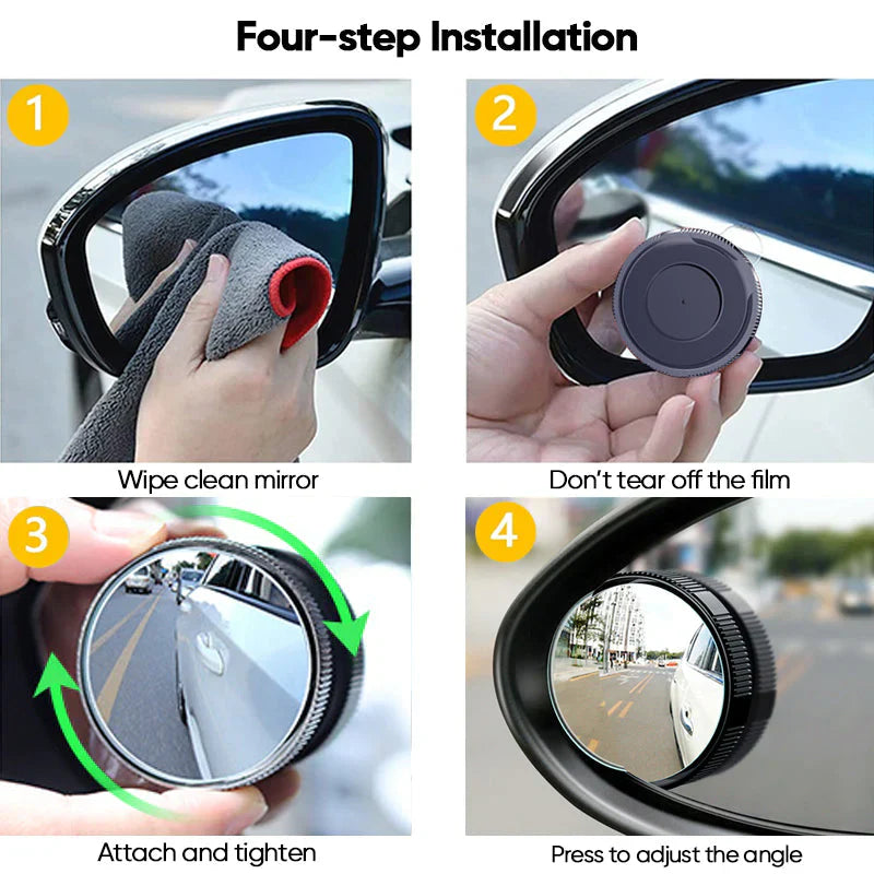 Sicherheits-Spiegel für blinde Winkel im Auto