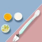 Silikonlöffel für Babys – 2-in-1 Funktion