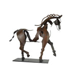 Elegante Metallpferdeskulptur für Ihr Zuhause