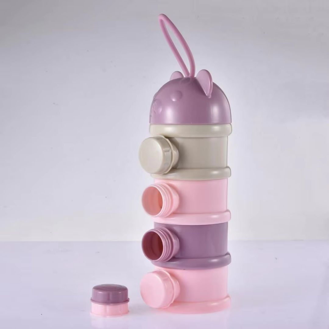 Stapelbarer Behälter für Baby-Milchpulver und Snacks – Milchpulver Spender