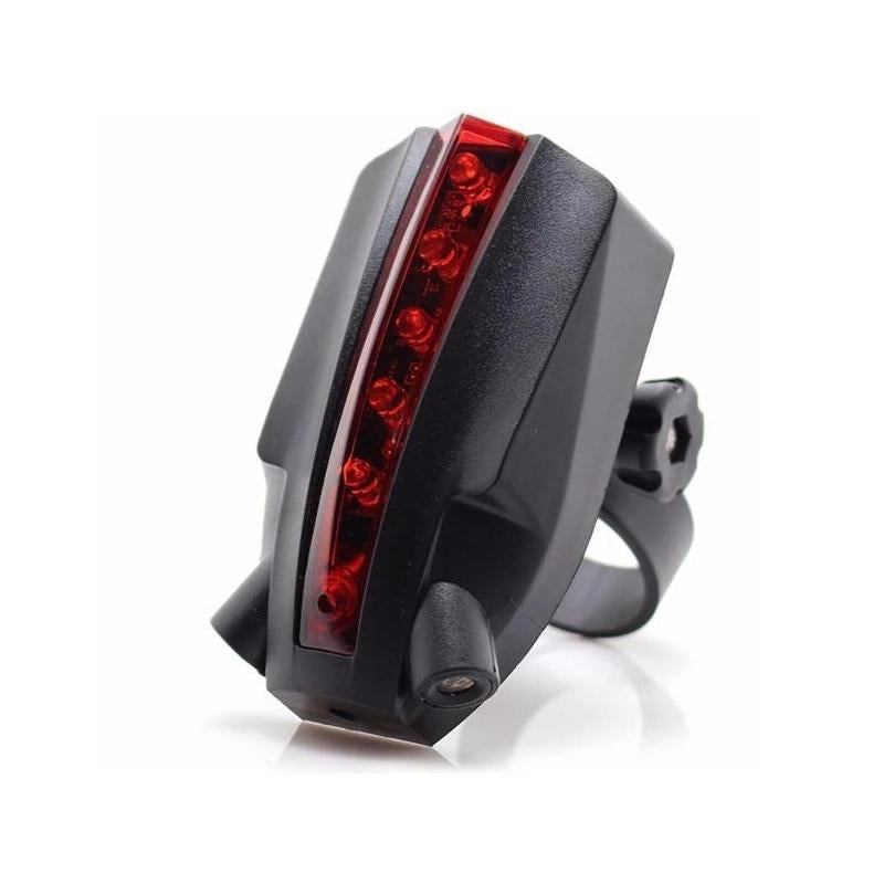 Sicherheits-Laser-Rücklichter für Fahrräder