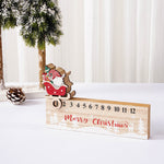 Holzspielzeug Weihnachts-Mobile mit Santa Claus Kalender Ornament