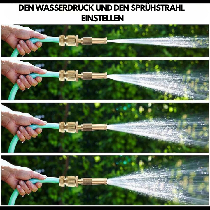 Einstellbare Hochdruck-Spritzdüse mit Montageset