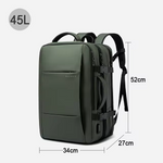 Wasserdichter erweiterbarer Rucksack für Reisen – Hohe Kapazität & Diebstahlschutz
