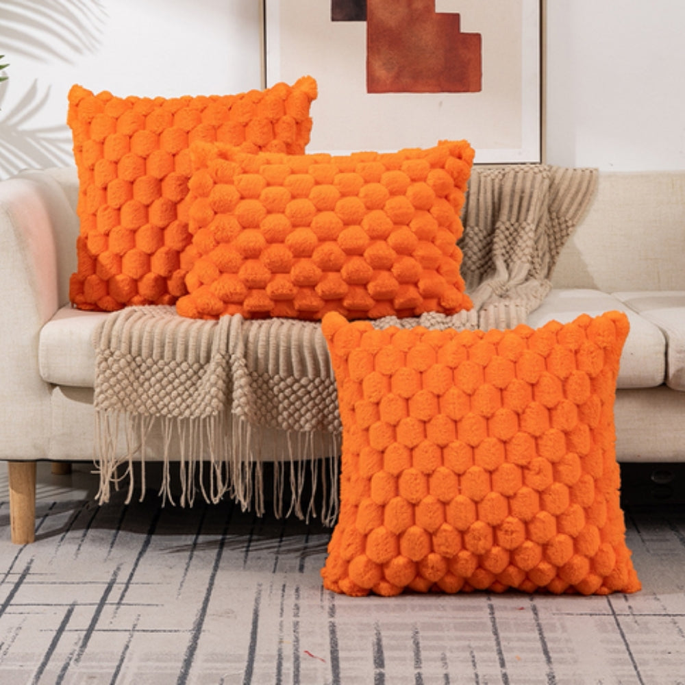 Samtweiche Kissenhülle – Ultraweicher Plüschbezug für Sofa oder Bett
