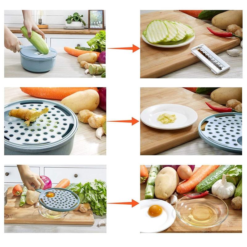 9-teiliges Set - Innovativer Gemüseschneider | KüchenProfi