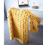 Kuschelige Strickdecke für ultimativen Komfort