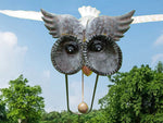 Metall Garten Windspiel mit Erdspieß – Wetterfeste Dekoration