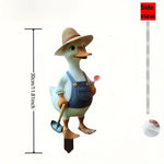 Joyful Garden Plug-in Duck | Charming Acrylic Figure for Your Garden