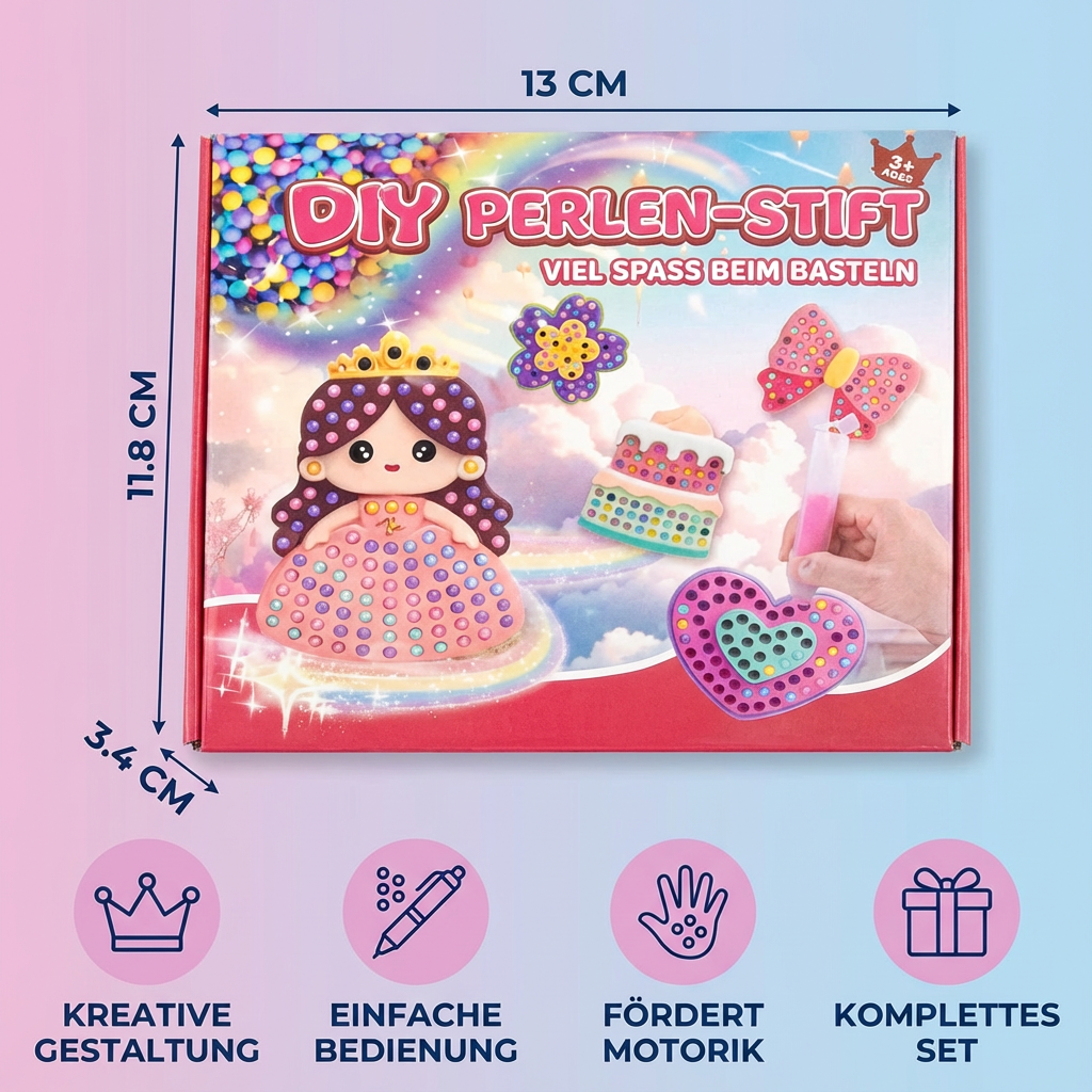 Perlenmalerei Set für Kinder – Kreatives DIY Bastelprojekt