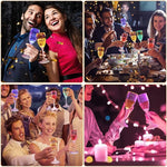 LuminousElegance | LED-Weingläser Set (6 Stück)