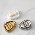 Elegant ceramic soap dispenser for sophisticated bathrooms