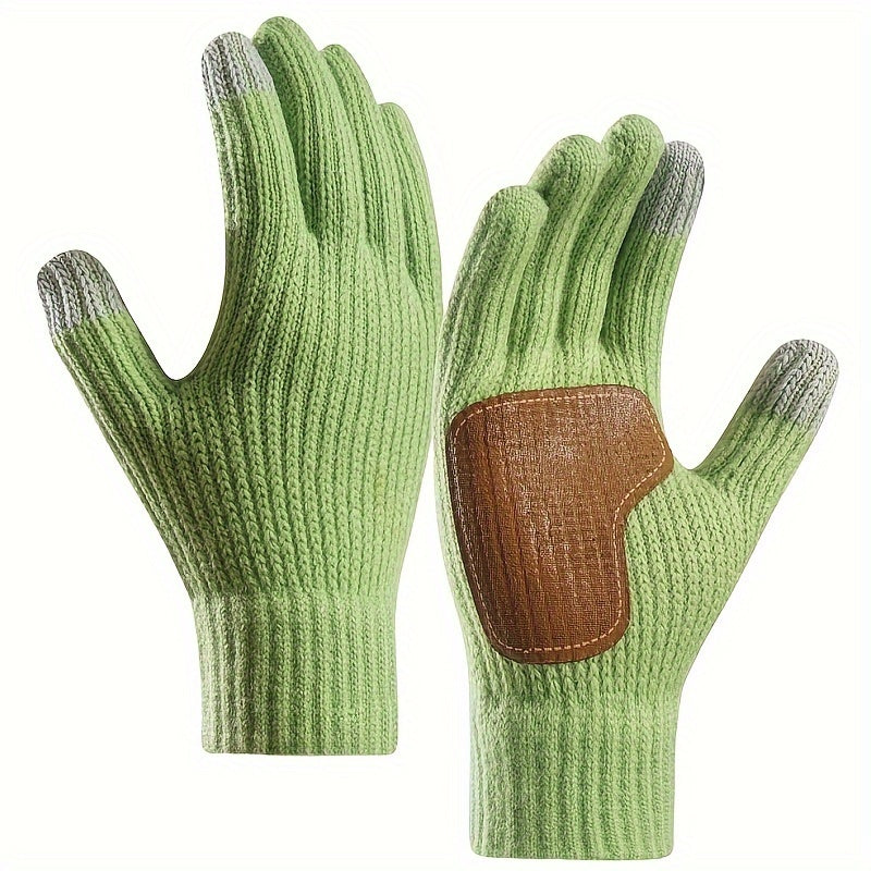 Gemütliches Winterset – Strickmütze, Schal und Handschuhe für Alle