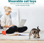 Interaktives Laser-Spielhalsband für Katzen – Spaß ohne Aufsicht
