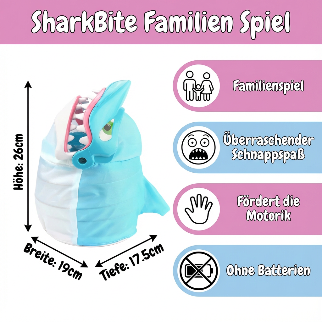Familien Spiel mit SharkBite Elementen
