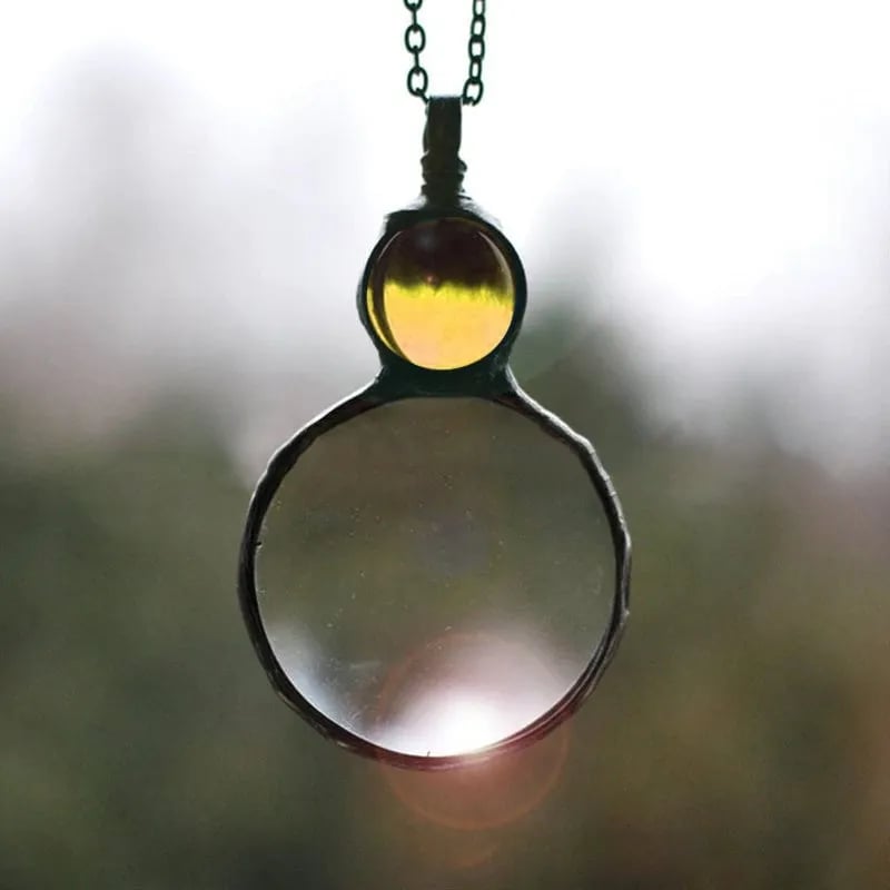 Magniflex | Halskette mit Vergrößerungsglas-Anhänger