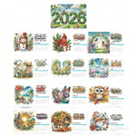 Sparkling DIY Calendar for Your Creative 2026