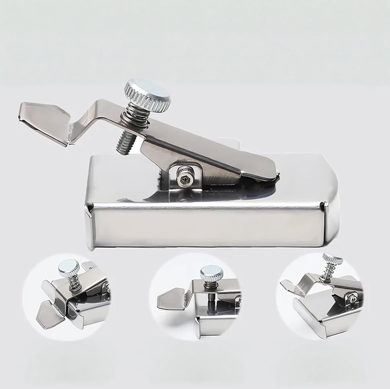 Magnetic seam guide for precise and clean seams