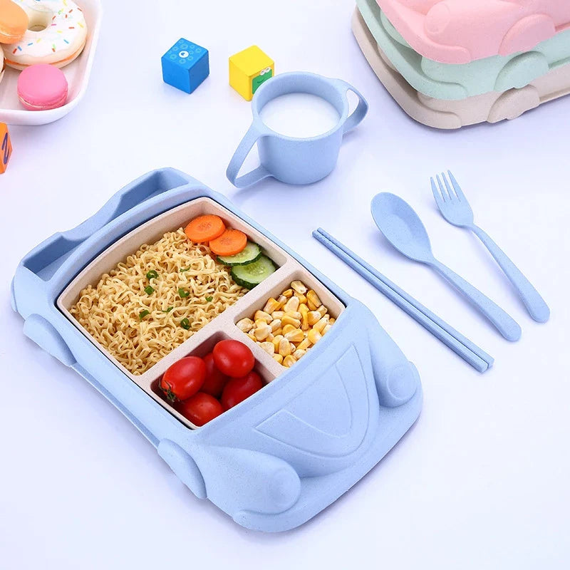 Geschirr und Besteckset für Kinder