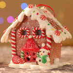 Zauberhafte LED-Gingerbread-Häuschen | Handgefertigte Weihnachtsdekoration