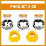 Präzises Gewindeschneider-Set für Wasserrohre – 3 Größen
