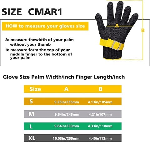 High-quality stainless steel cut-resistant glove