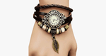 Naturinspirierte Vintage-Uhr im Boho-Stil