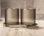 Farbenfrohe Anti-Tropf Badezimmerbecher – ColorSip HomeCup